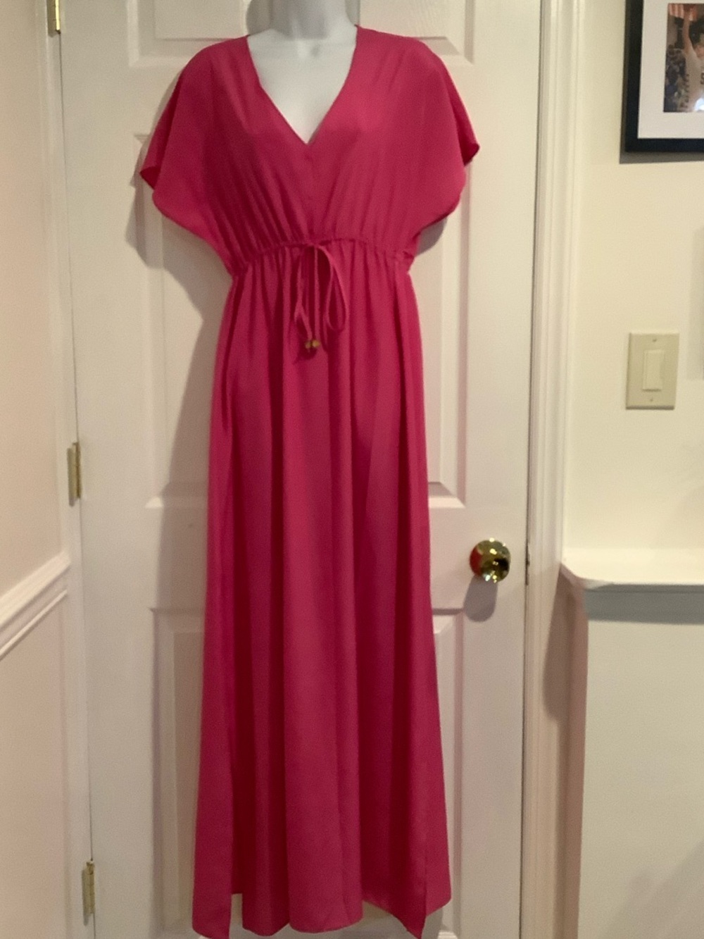 NWOT MICHAEL KORS Pink Garden Party Classy Formal Summer Wedding Guest Dress S
